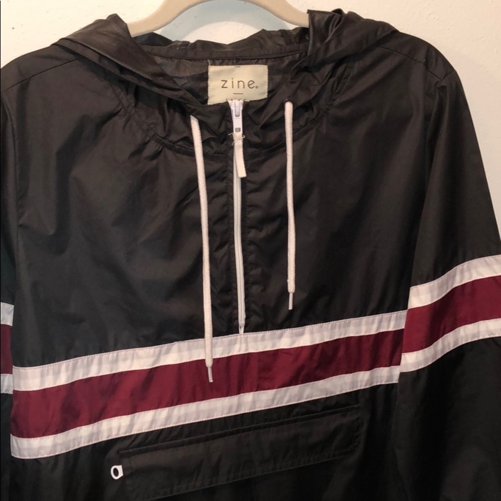 Only used one time, windbreaker.